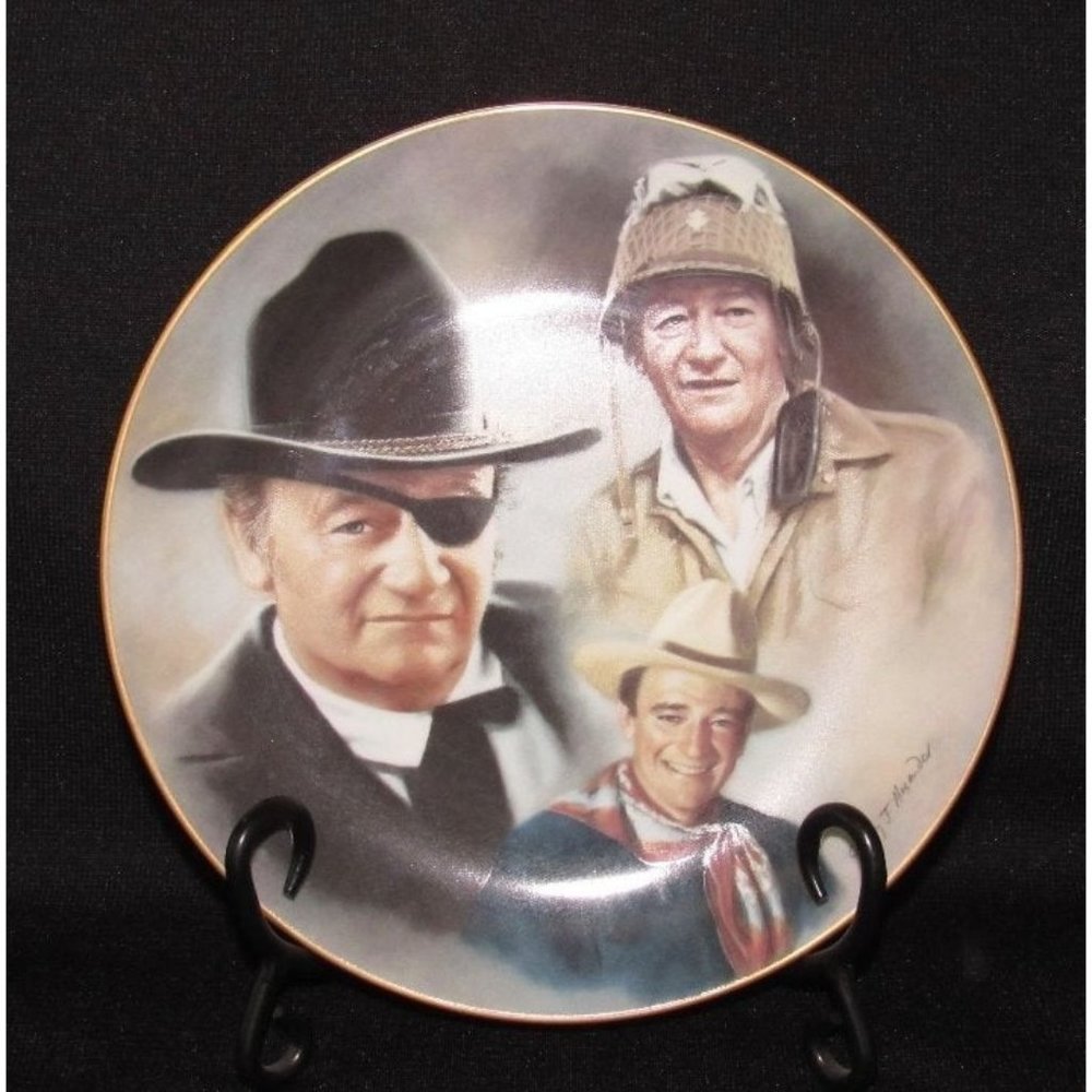 John Wayne Limited Edition Collectible Plate